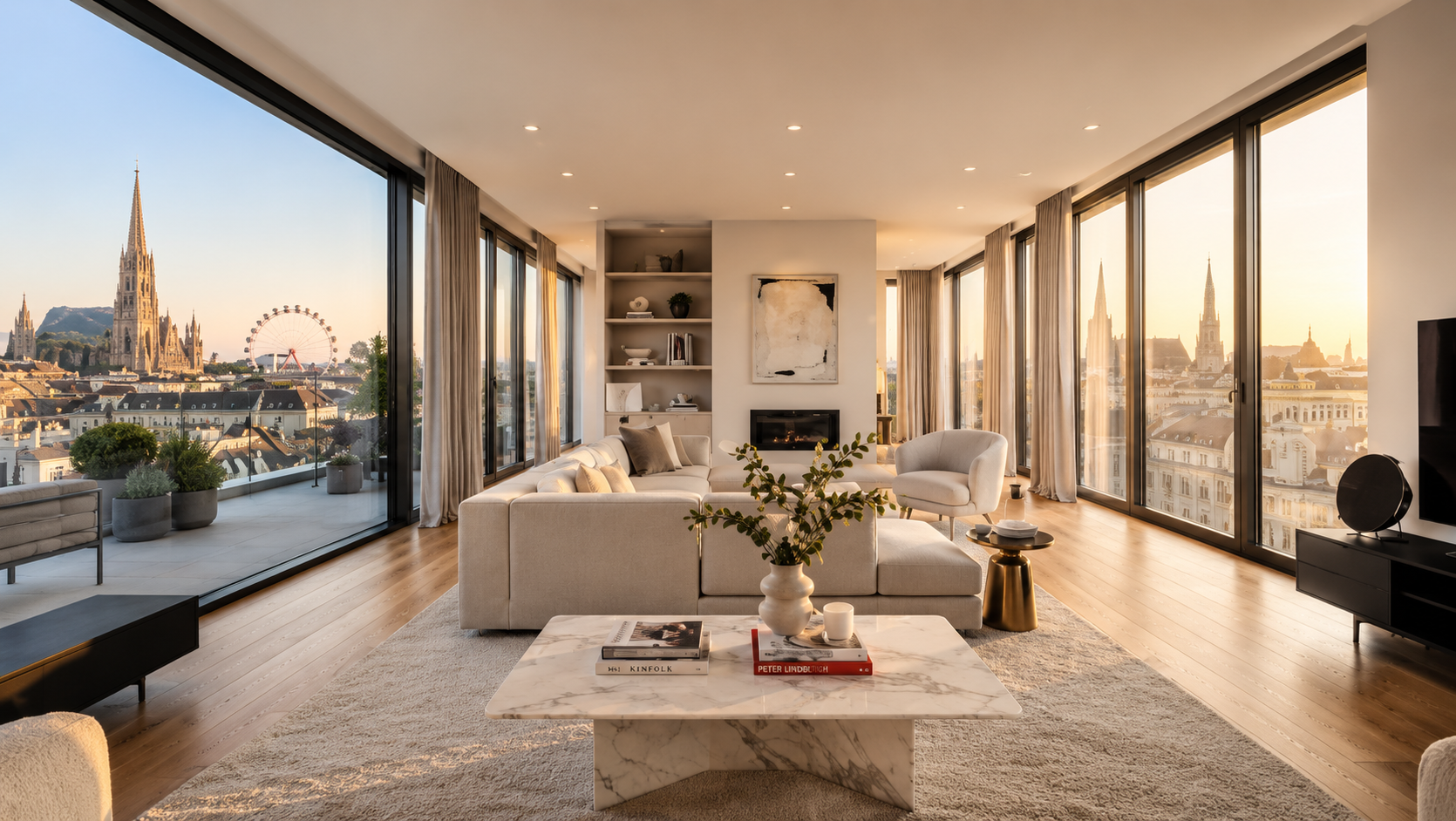 Sophisticated living room