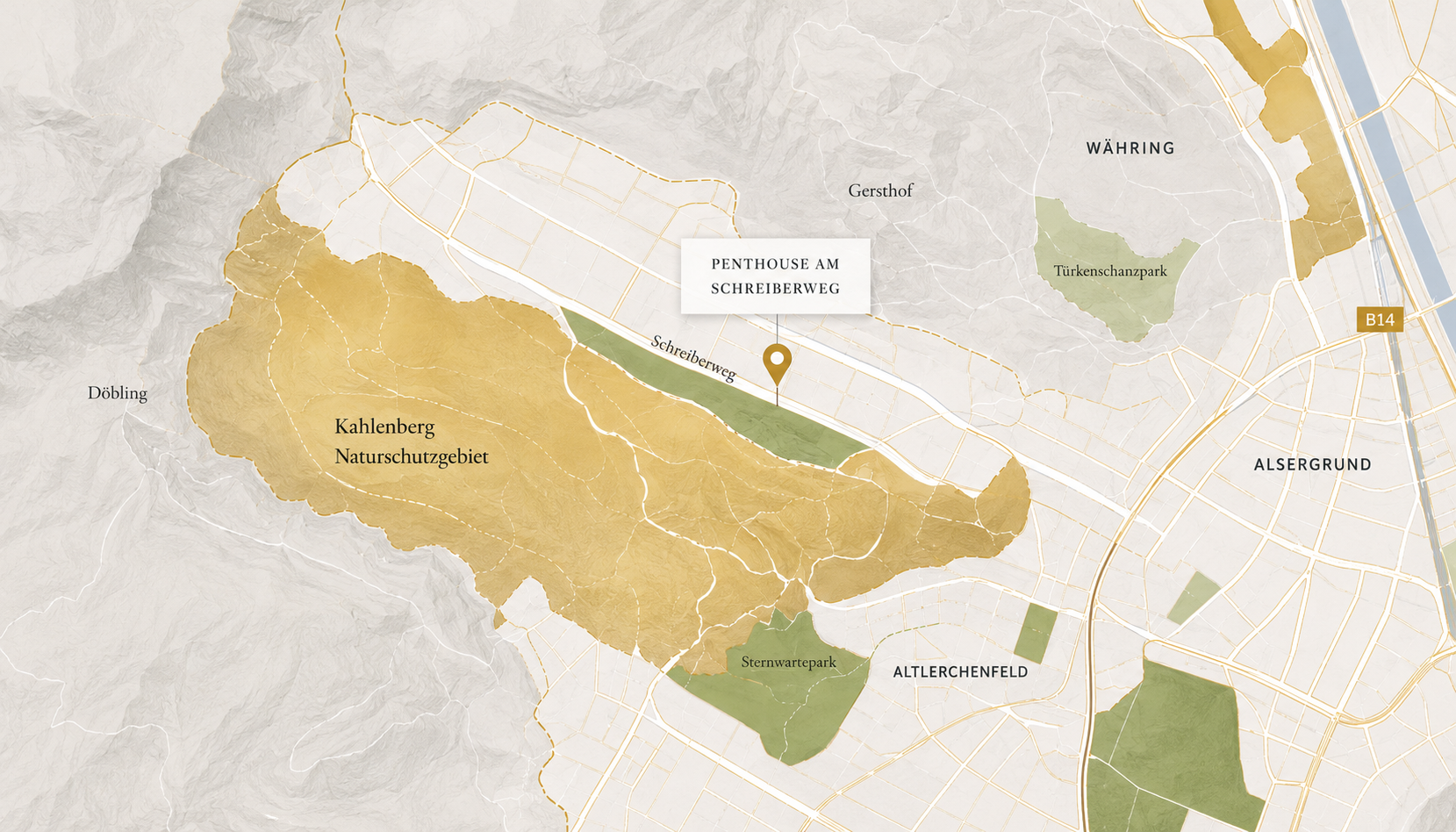 Map of Döbling